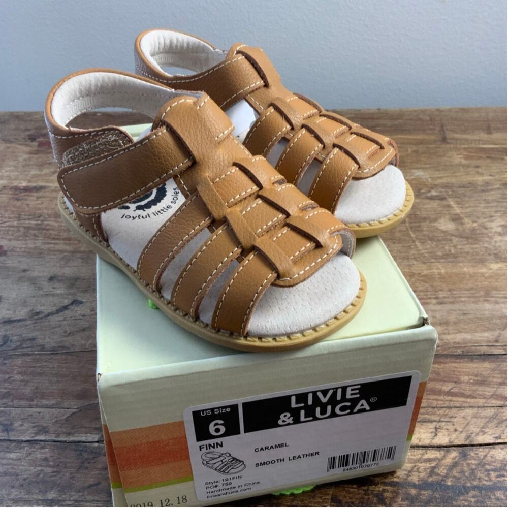 Livie & Luca Finn Leather Sandals NIB size 6